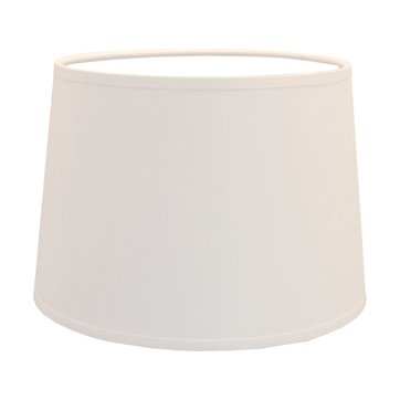 Abat-jour cylindre /Ø29 cm Suspension ou /à poser sur pied de lampe Tissu coloris Rouge coll/é sur PVC Transparent