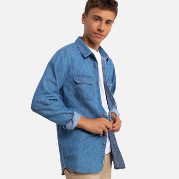 Chemise en jean garcon 12 ans clearance