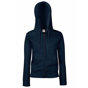 sweat capuche femme bleu marine