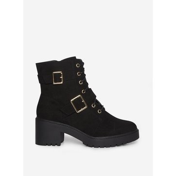 botte a lacet talon