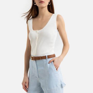 Top, Feinrippmaterial LA REDOUTE COLLECTIONS