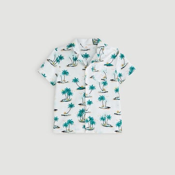 Chemise à Carreaux Garçon Monoprix Kids Taille 12 Ans - Marron Et Blanc - Coton - Occasion Très Bon état