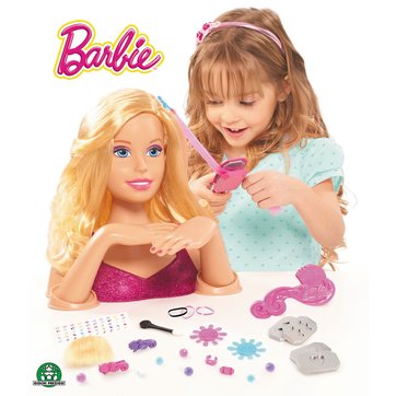 tete a coiffer barbie brune