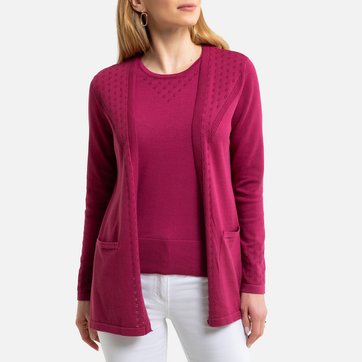Langer Cardicool, Feinstrick aus reiner Baumwolle ANNE WEYBURN