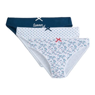 Lot de 3 slips imprimés LA REDOUTE COLLECTIONS