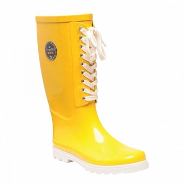 botte jaune moutarde homme