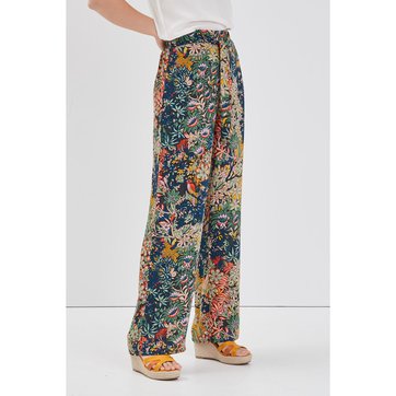pantalon femme jambe large