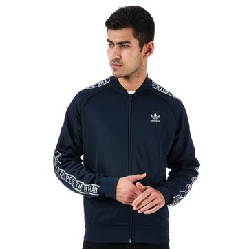 veste adidas bleu et noir