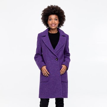 Manteau mauve | La Redoute Manteau femme violet mauve | La Redoute