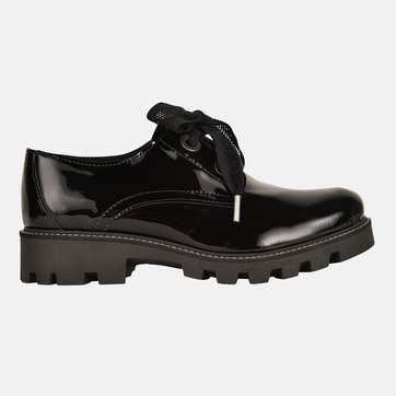 derbies femme vernis lacet ruban