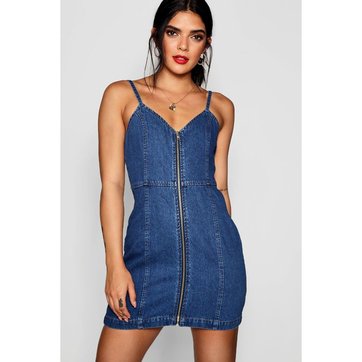Robe en jean boohoo