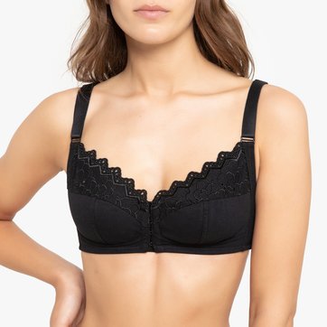 Bestickter BH ohne Formbügel, grosszügige Schnittform LA REDOUTE COLLECTIONS