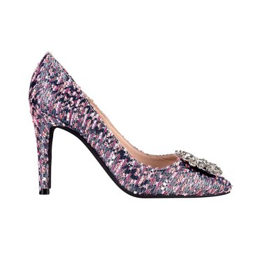 chaussures rose poudré mariage petit talon