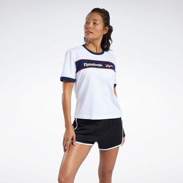 reebok classic t shirt femme jaune