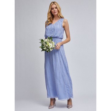 Robe bleu nuit pailleté