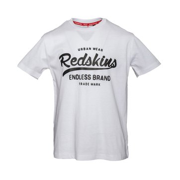 T-shirt de gola redonda, impressão à frente, 10-16 anos REDSKINS