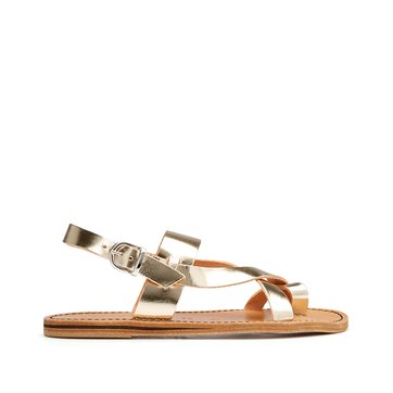 sandales entredoigt cuir femme