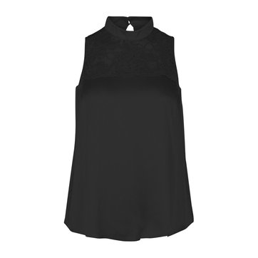 Blusa de gola subida, sem mangas ZIZZI