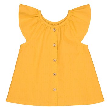 Bluse aus Plumetis mit Schmetterlingsärmeln 3 Monate-4 Jahre LA REDOUTE COLLECTIONS