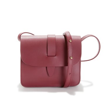 Bolso con solapa de piel LA REDOUTE COLLECTIONS