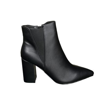 bottines noir pointu a talon