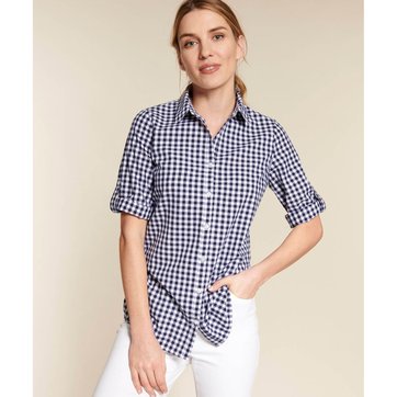 Chemise Vichy Bleu Femme La Redoute