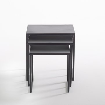 3er-Set Beistelltische aus Stahl Hiba LA REDOUTE INTERIEURS