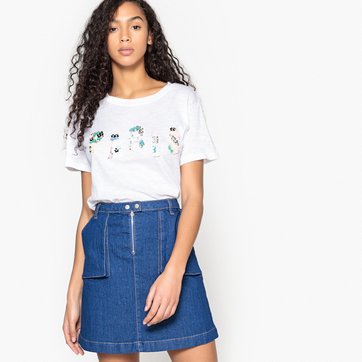T-shirt de gola redonda, mangas curtas MOLLY BRACKEN
