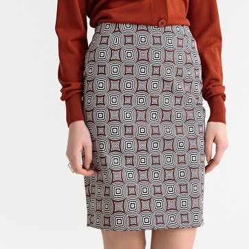 Pencil Skirts & Midi Skirts | Leather, Cotton, Floral | La Redoute