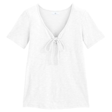 T-Shirt mit Bändern am Ausschnitt LA REDOUTE COLLECTIONS