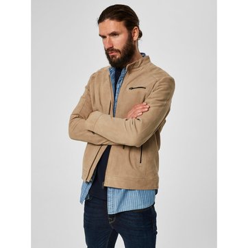 Blouson Blouson Redoute La Blouson Redoute La Cuir Beige Beige Cuir 44Fxr