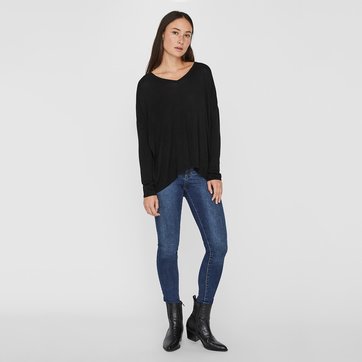Feinstrickpullover mit V-Ausschnitt Feinstrickpullover mit V-Ausschnitt VERO MODA