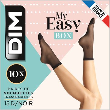 Lote de 10 pares de meias EASY BOX, 20 deniers DIM