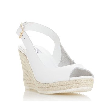 espadrille blanche compensée