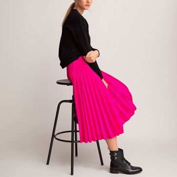 Saia comprida plissada LA REDOUTE COLLECTIONS
