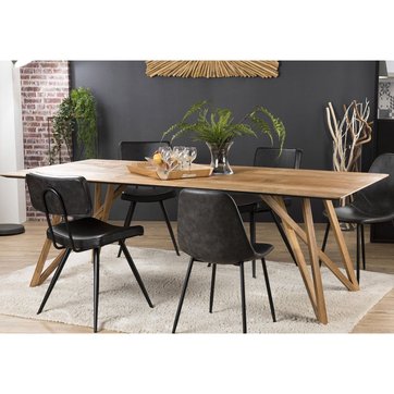Table De Salle A Manger En Teck La Redoute
