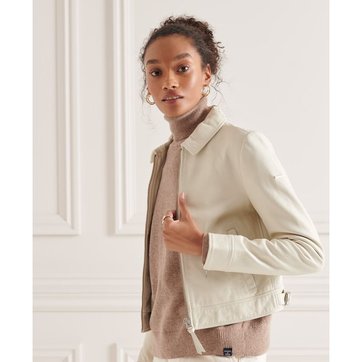 Blouson Cuir Blanc La Redoute