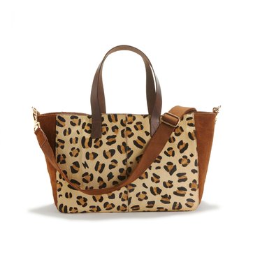 Bolso tote de piel efecto leopado LA REDOUTE COLLECTIONS