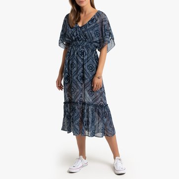 Vestido largo con motivo cachemir PEPE JEANS