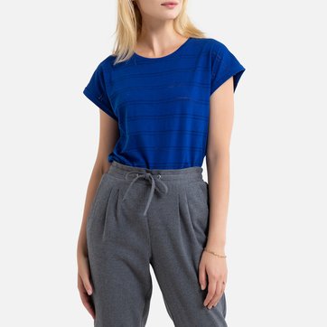 Camisola com gola redonda, puro algodão ANNE WEYBURN