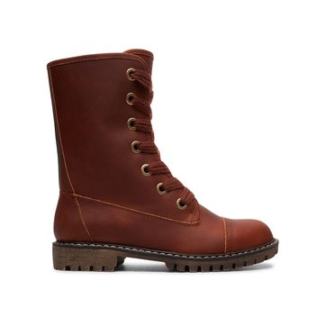 bottines femme marron lacets