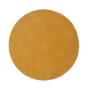 large round bath mat