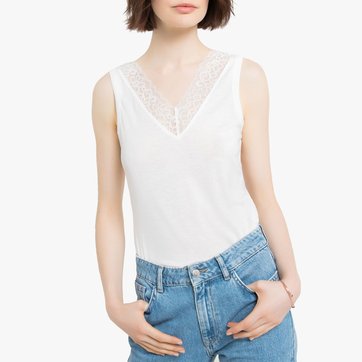 BlancLa Redoute Top BlancLa Redoute Dentelle Top Dentelle Top hsrBdQCxt
