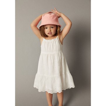 Robe Blanche Bebe Fille La Redoute