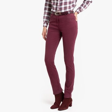 Jean Colori Redoute Droit FemmeLa Rouge Pour OZTPXiuwk