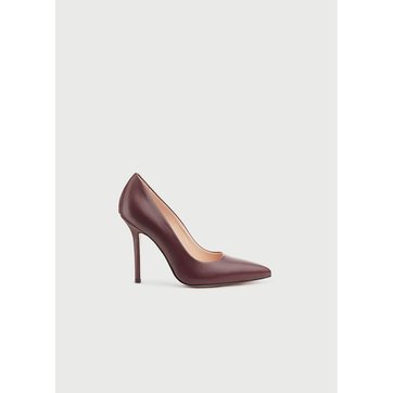 escarpin rouge bordeaux homme