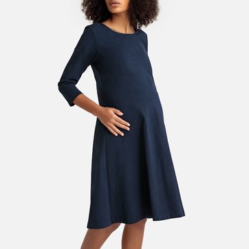 Vestido largo para grávida LA REDOUTE MATERNIDADE