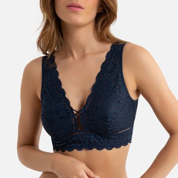 Soutien-gorge bralette triangle, dentelle Soutien-gorge bralette triangle, dentelle LA REDOUTE COLLECTIONS