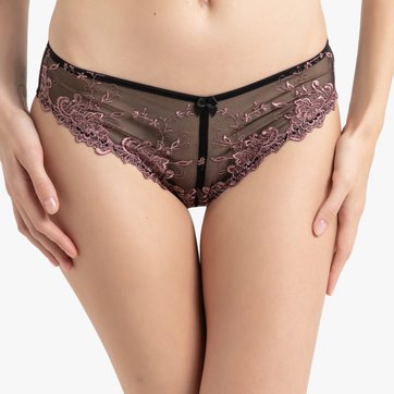 Slip aus besticktem Tüll und Mikrofaser LA REDOUTE COLLECTIONS