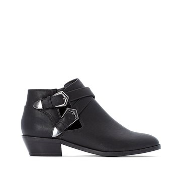 Botines con correas estilo western LA REDOUTE COLLECTIONS